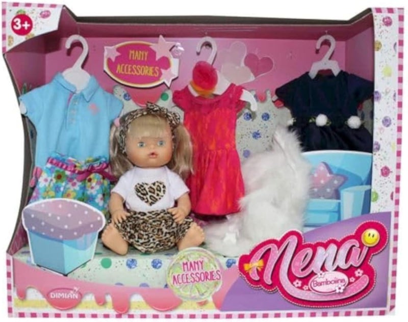 Bambolina Nena Doll 36cm For Girls Ages 3 and Up