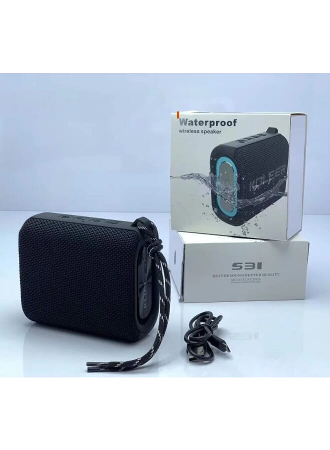 كولير KOLEER S31 مكبر صوت بلوتوث مقاوم للماء IPX7 لاسلكي باس مضخم صوت صغير محمول صندوق مكبر صوت - Image 2