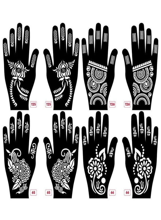 Apcute Mehendi stencil bridal Latest Mehandi Design Stencils for Girls, womens, kids, unisex Design NO - Apcute-New-125-126-65-66 - Image 1