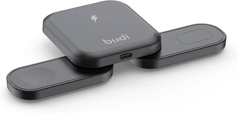 fonefunshop budi 3 in 1 Magnetic Foldable Wireless Charger - Image 3