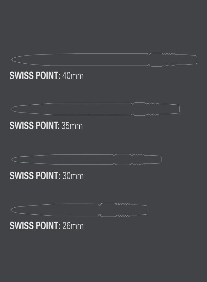 Target Darts Swiss Smooth Black 26mm Swiss Point - Image 2