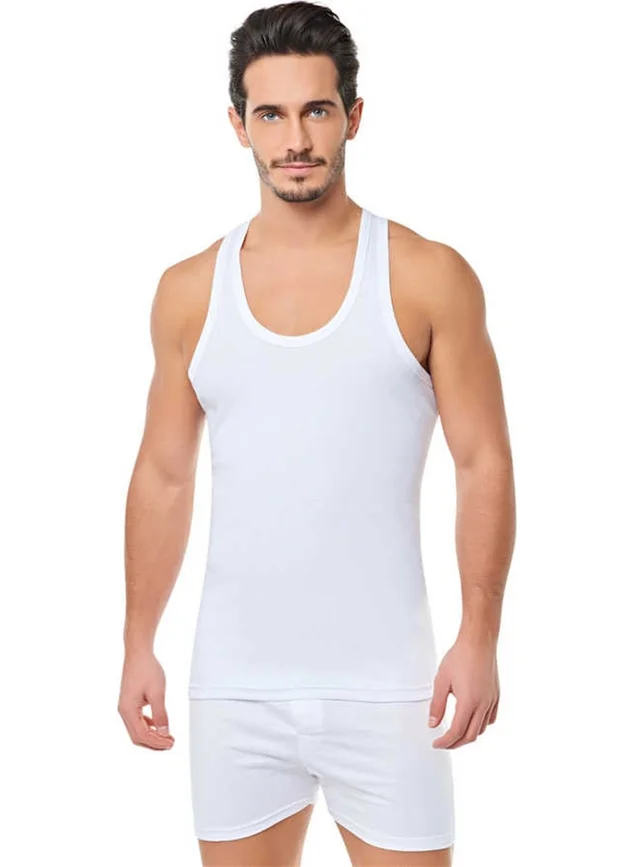 Calia Passion Men's Rib Sports Undershirt 6-Pack