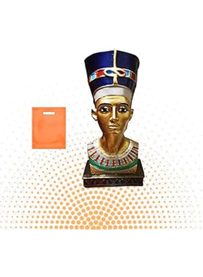 Generic Nefertiti Pharaonic Statue Size 18Cm - Gold Medium Big Store Bag Free 