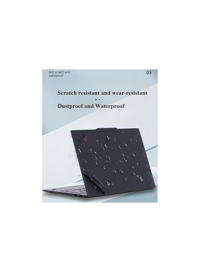 Laptop Decal Cover Compatible with Lenovo Thinkpad X1 Carbon Gen 12 2024 Laptop Notebook Anti-Scratch Sticker Three Sided Notebook Film Laptop Film - Image 3