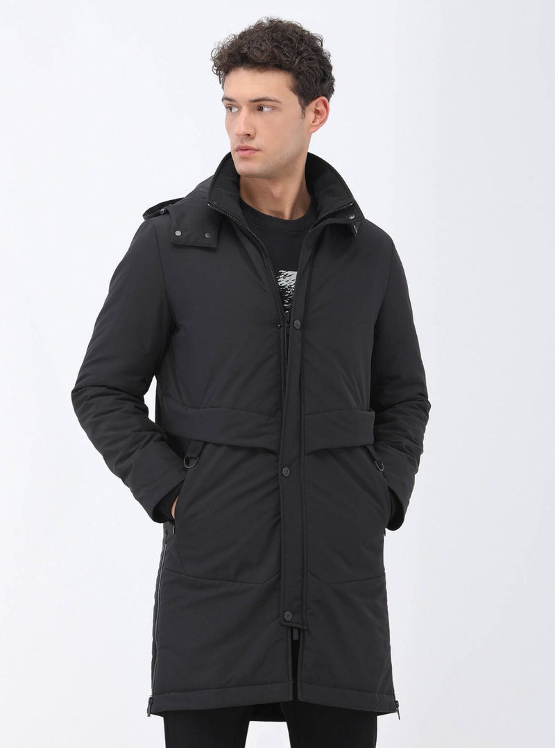Kip Black Woven Coat  - Image 1