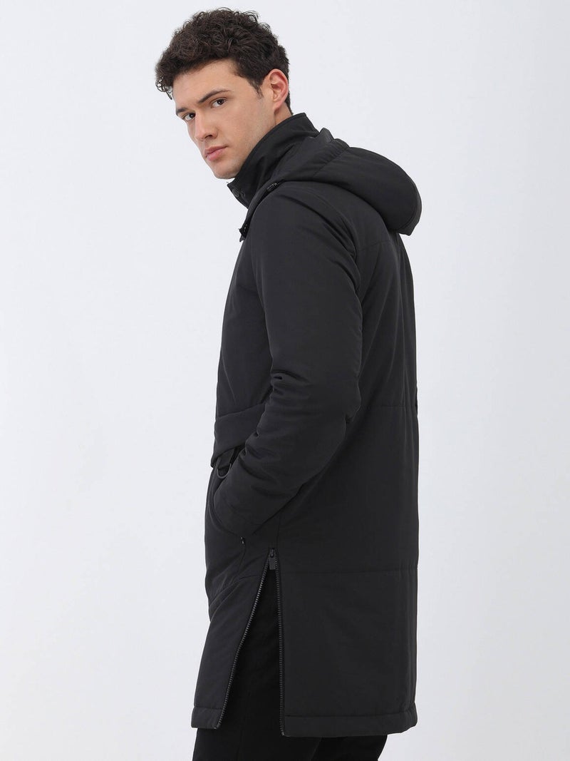Kip Black Woven Coat  - Image 5