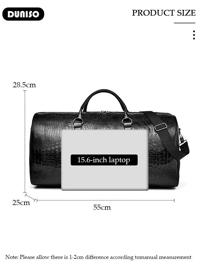 DUNISO Travel Duffel Bag Luggage Collection Business Travel Suitcase Weekender Overnight Bag Large Carry On Airport Bag for Travel Business Trips Sports Duffel Bag Gym Sports Luggage Bags - Image 4
