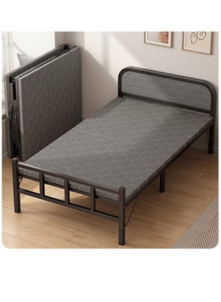Single Folding Bed with Memory Foam Mattress for Adults,Portable Rollaway Cot Size Guest Bed with Headboard&Sturdy Steel Frame on Wheels,186X75cm - pzsku/Z31EFD3BF68AFC5213C8FZ/45/_/1708483546/ccb3ded5-9db8-43ed-a256-b9864a7a0bfa