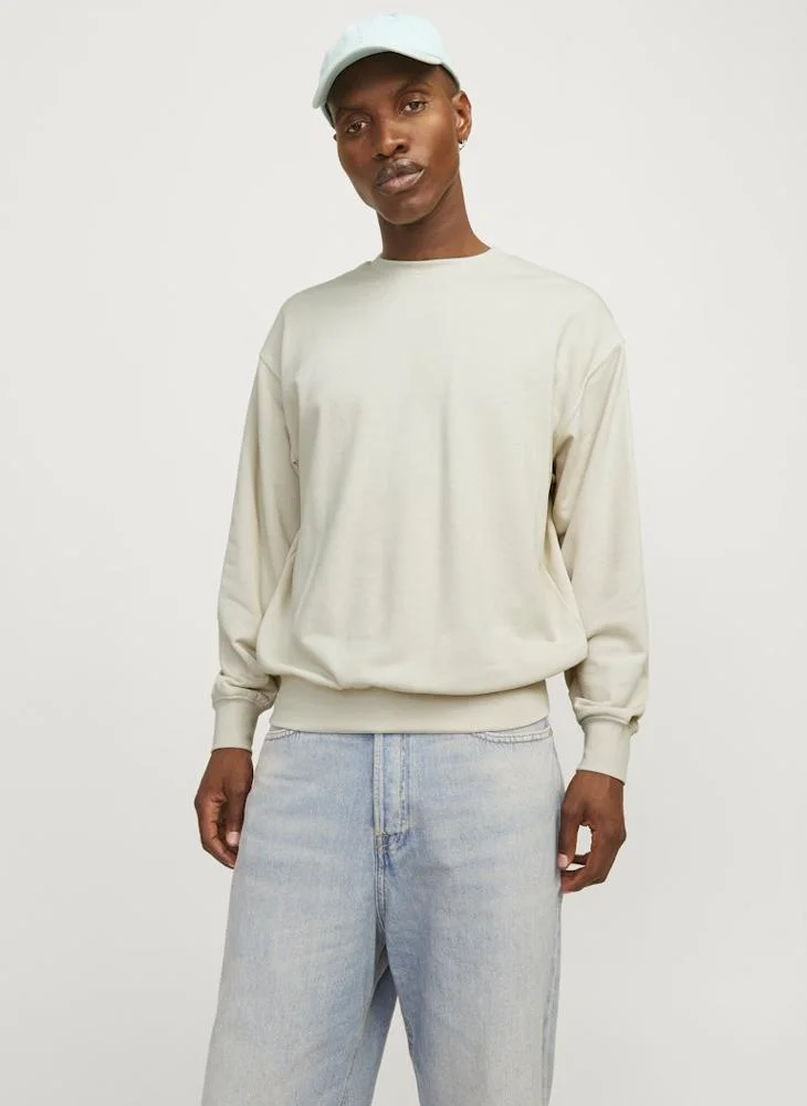 JACK & JONES Casual Regular Fit Crew Neck Sweatshirt