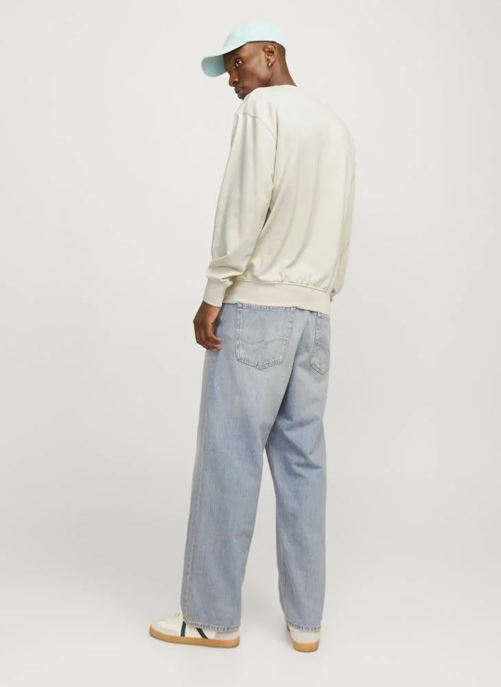 JACK & JONES Casual Regular Fit Crew Neck Sweatshirt
