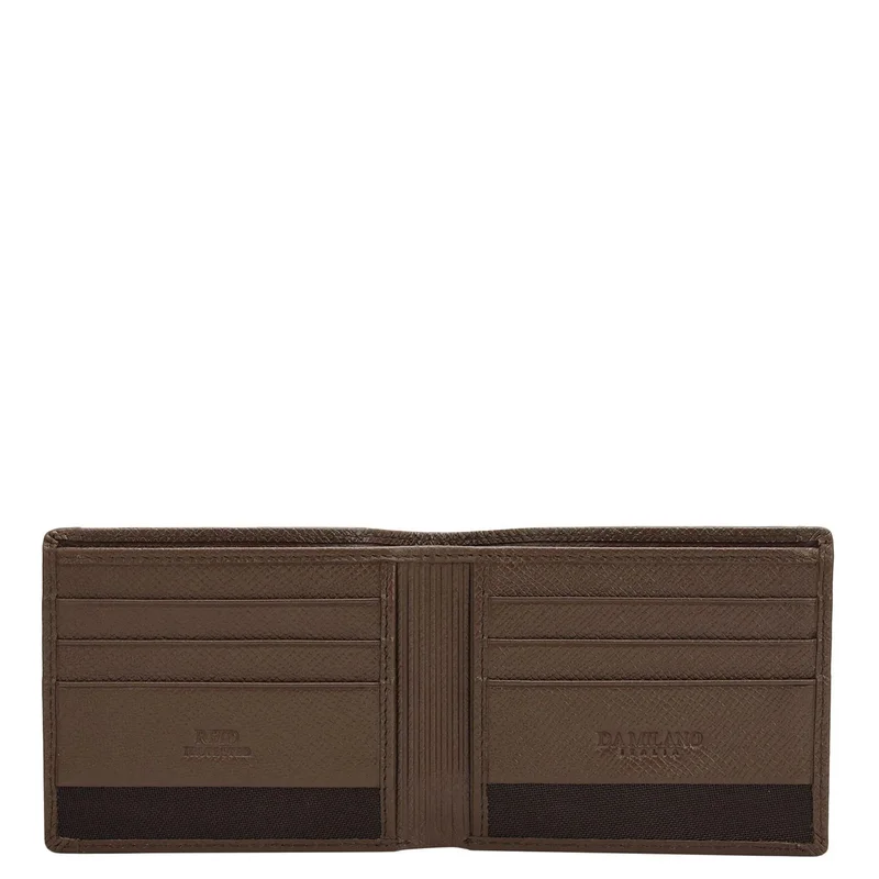 Da Milano Date Bifold Leather Mens Wallet