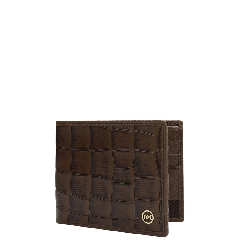 Da Milano Date Date Bifold Leather Mens Wallet for Men | Best Price UAE