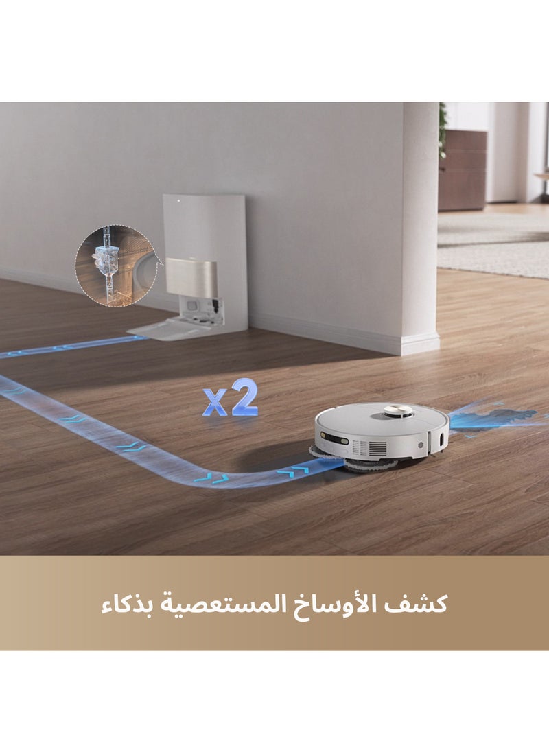 Dreame - Dreame X40 Ultra Complete Robot Vacuum Cleaner, 12000 Pa Robotic Vacuum with Removable and Lift Mop, Extensive Cleaning with Side Brushes, MopExtend technology, Self-Cleaning Mop in 70° Hot Water - Image 1
