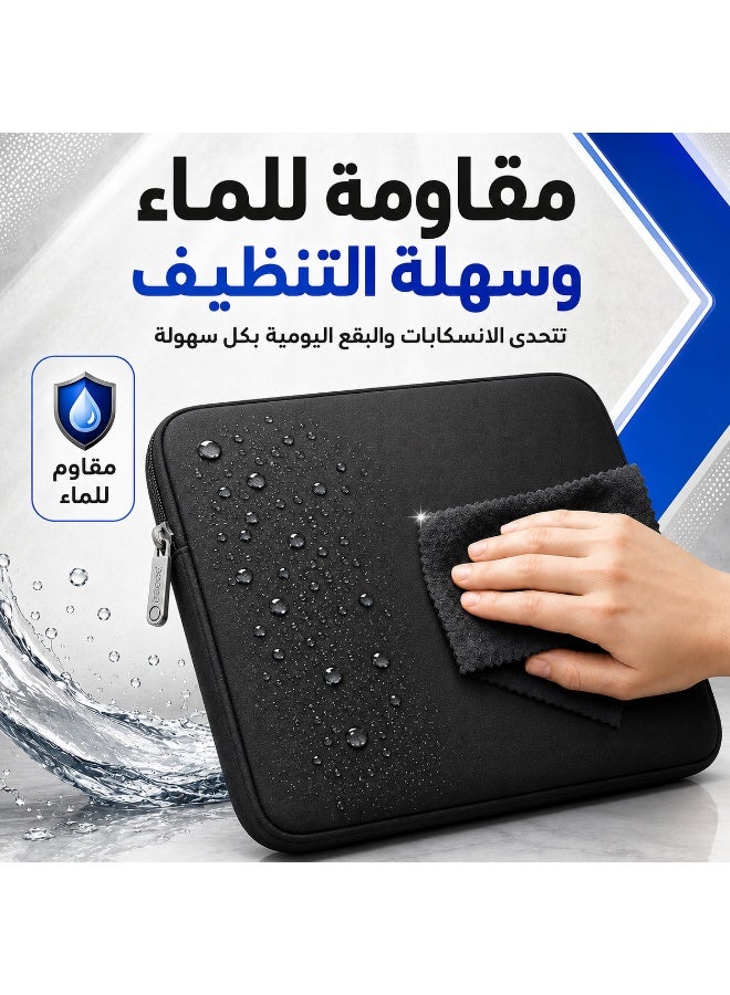QIYUE Laptop Sleeve 13/13.3/14 Inch with Power Bag, Slim Protective Case Compatible with Apple MacBook Air 13, MacBook Pro 13/14, Huawei MateBook 13/14/D14/D15, Lenovo IdeaPad 14, ThinkPad 14, ThinkBook 14, HP Pavilion 14, HP Envy 14, Dell XPS 13, Inspiron 14, Simple Bag for Men & Women - Image 5