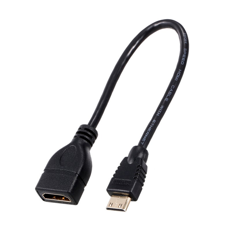 Mini Hd to Hd Cable: 1080P Resolution, Plug And Play, Portable Short-Line Design - Stable Signal Transmission, Gold-Plated Interface For Home Entertainment, Office Presentation - Image 4