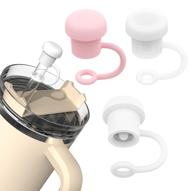 Alwenid 3PCS Straw Cover Cap for Stanley, Simple Modern, Yeti, Owala, Hydro Flask, Reduce, and All Brands 6 to 10mm Tumbler Straw, Dishwasher Safe, BPA Free and Dust Proof - Image 4