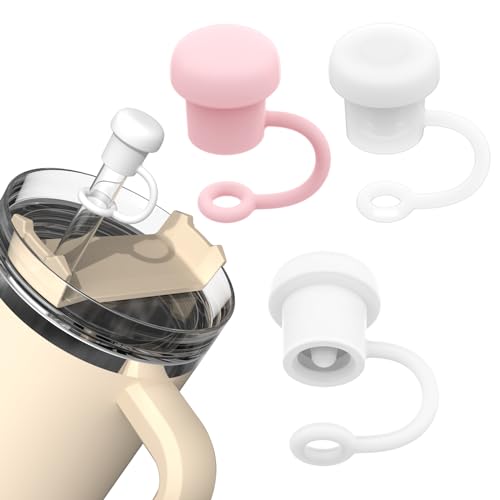 Alwenid 3PCS Straw Cover Cap for Stanley, Simple Modern, Yeti, Owala, Hydro Flask, Reduce, and All Brands 6 to 10mm Tumbler Straw, Dishwasher Safe, BPA Free and Dust Proof - Image 1