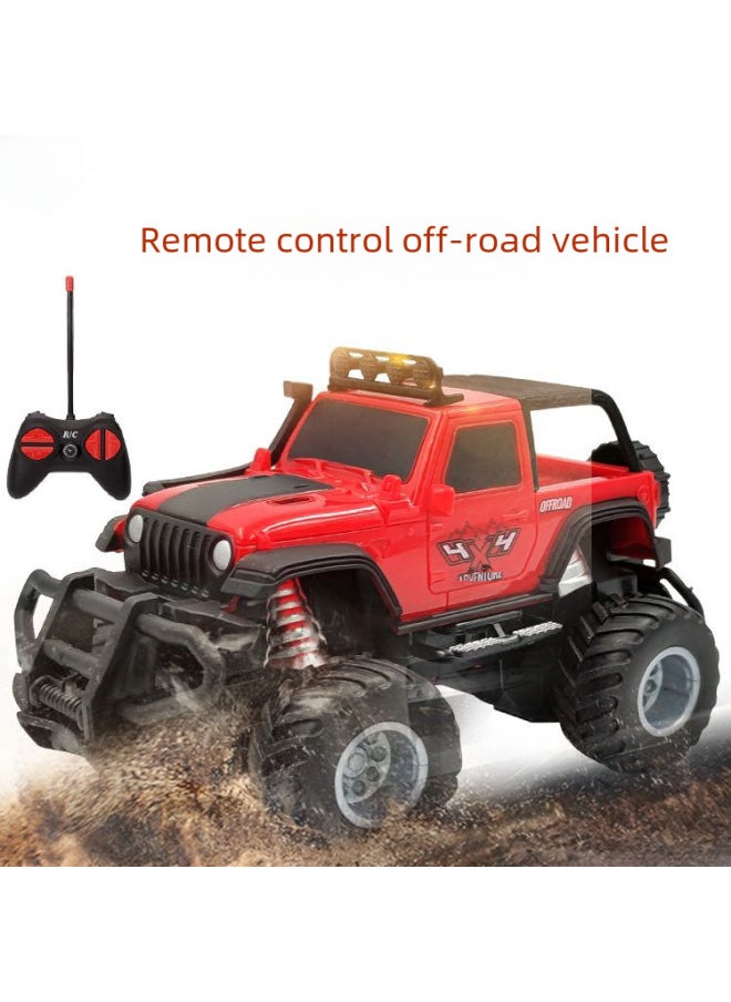 Generic Four-way Remote Control Car Off-road Wireless Toy High-speed Car Rc Vehicle Distributor-Color:Jeep [yellow]]  - Image 2