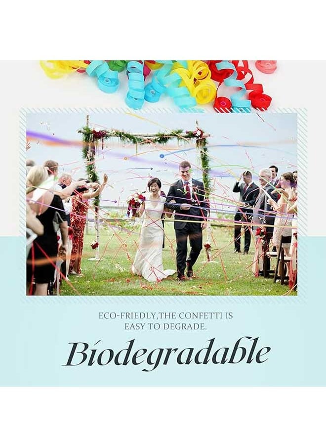 Ocean - 5 Pcs Colorful Hand Throw Confetti Poppers (Multi-Color), Easy To Clean, Can Create A Romantic And Happy Atmosphere, Suitable For Wedding Birthday Party Celebrations - Image 1