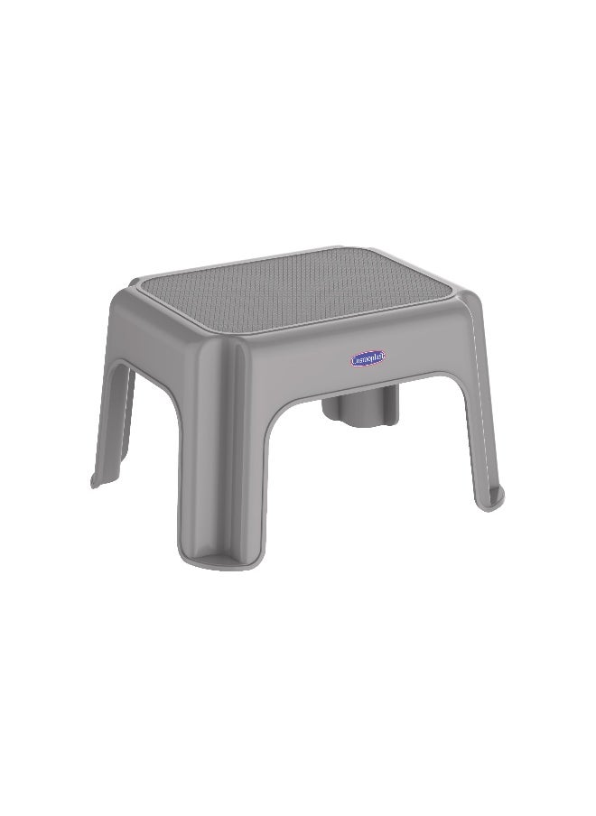 Cosmoplast - Plastic Step Stool (Grey) - Image 1