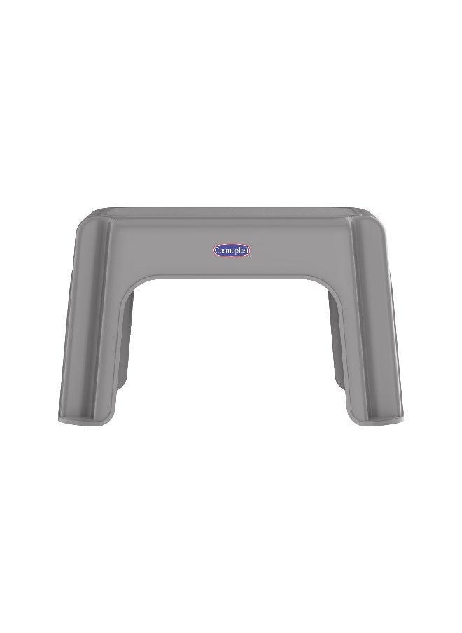 Cosmoplast - Plastic Step Stool (Grey) - Image 1