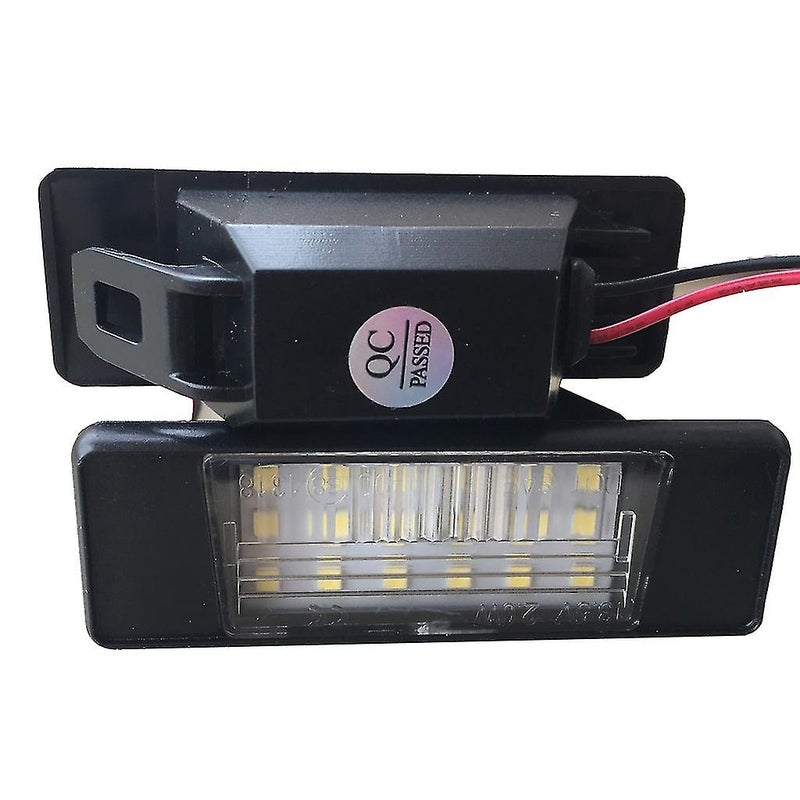 قطعتين من مصابيح LED لوحة ترخيص الخلفية للسيارة لـ X-trail Juke Qashqai Versa - Image 5