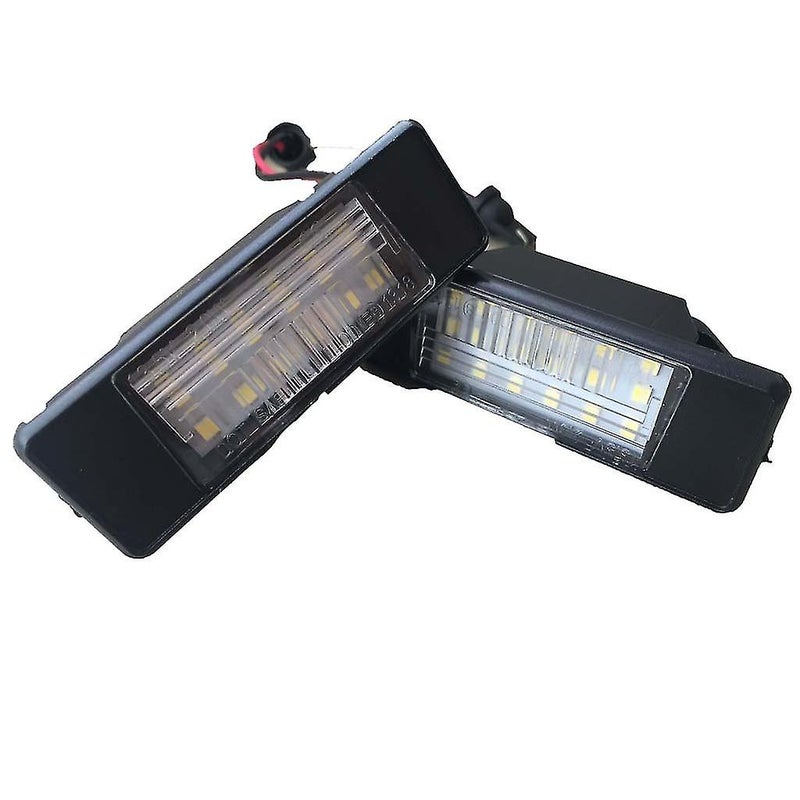 قطعتين من مصابيح LED لوحة ترخيص الخلفية للسيارة لـ X-trail Juke Qashqai Versa - Image 4