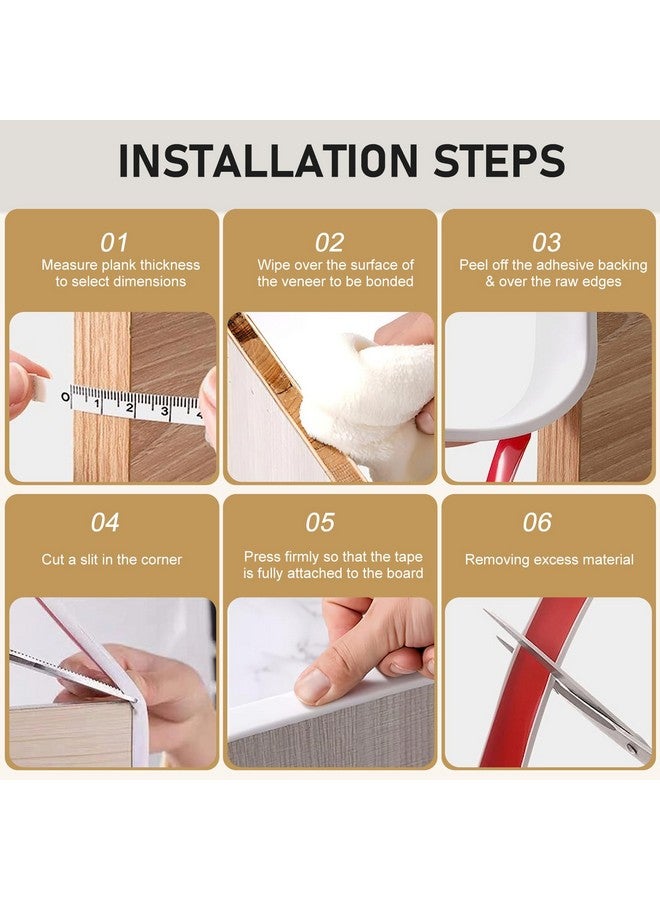 HeiPen U-Shape Edge Banding, HeiPen 16.4ft Self Adhesive Rubber Edge Trim, Fit 11-12mm Edge, TPE Flexible Furniture Edge Protector for Wood Veneer Cabinet Repair Furniture Restoration (Black, 12mm*16.4ft) - Image 5