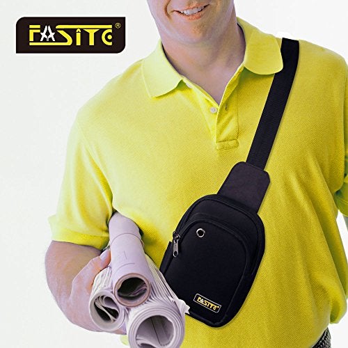 FASITE Sling Bag Chest Backpack, Crossbody Shoulder Tool Pouch for Men Women, Black - Image 5