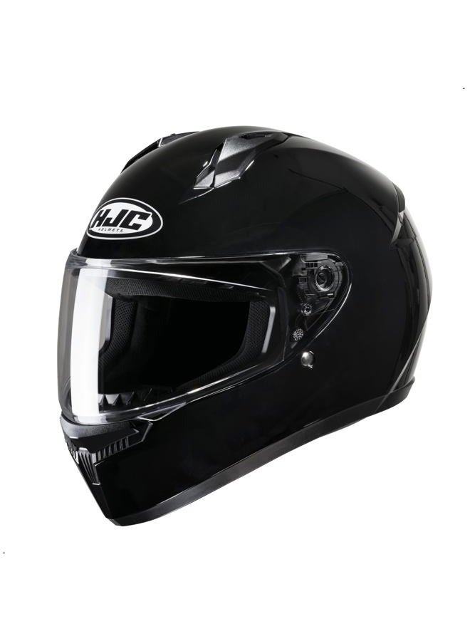 HJC Helmets C10 Men's Street Motorcycle - Black / Medium - Image 1