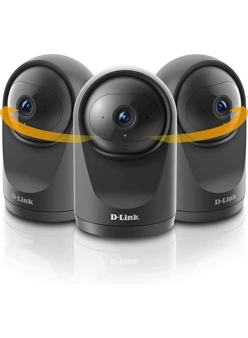 D-Link D-Link Compact Full HD Pan & Tilt Wi-Fi Camera, Auto Motion Tracking, Night Vision, Works with Alexa & Google Assistant - Black (DCS-6500LH)  - Image 2