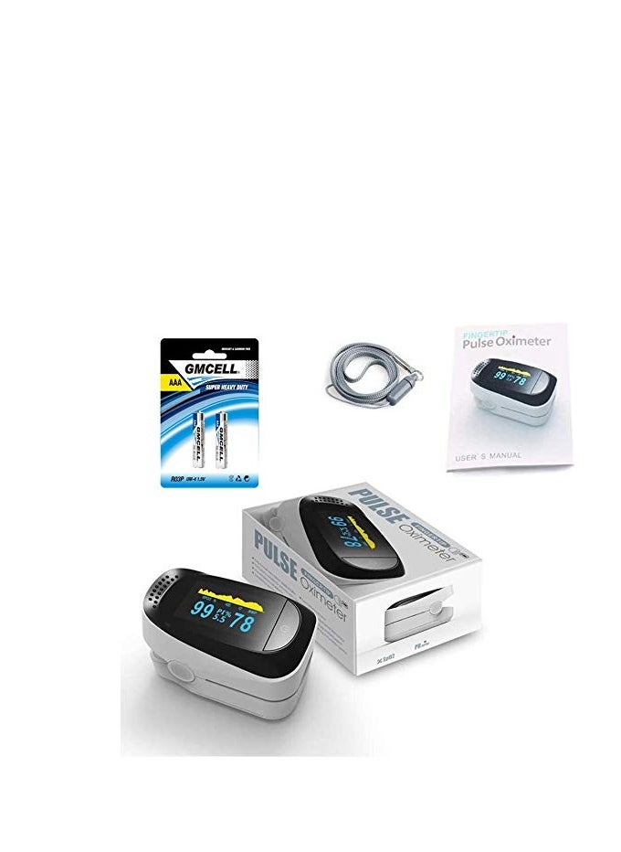 YUNSYE - YUNSYE OLED Finger Pulse Oximeter, O2 Meter, black - Image 1