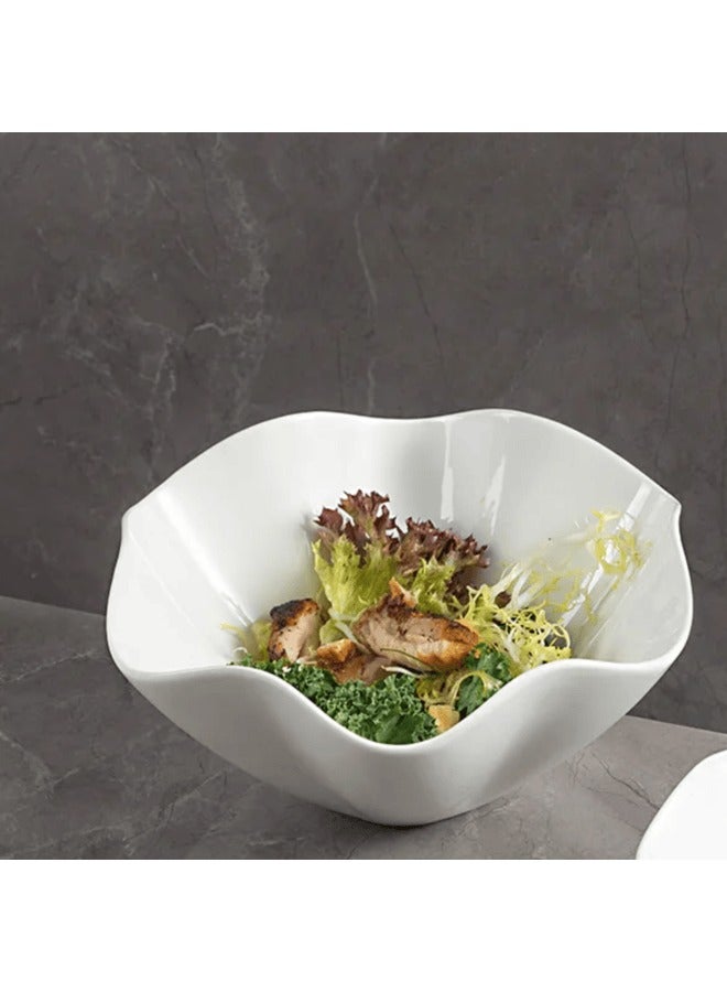 MAAC HOME MAAC Home  Ocean Wave Bowls Elegant Durable and Classic design Perfect for Family Everyday Use, and Family Get- Together, Restaurant, Banquet and More (Set of 1, 10") - Image 1