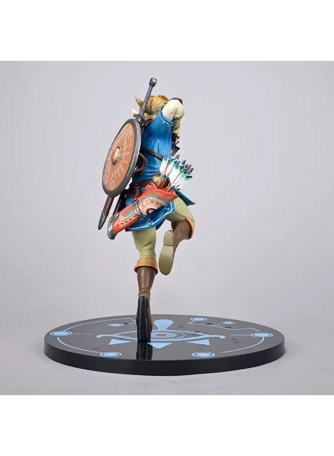 general The Legend of Zelda: Breath of the Wild Link Desktop Decoration Character Model Collection Decoration Toys Gifts for Family and Friends - Image 5