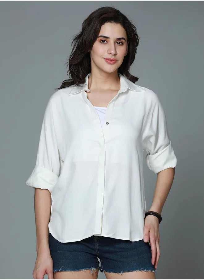 HIGH STAR Classic Boxy Fit Casual Shirt