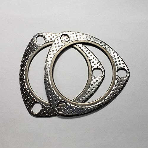 Ticon 3" 3 Bolt MLSG High Temp Exhaust Gasket w/SS Fire Ring (Qty 2) - Image 1