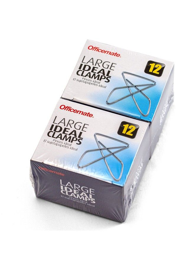 Officemate Butterfly Clips Large 12 Clips 2 Boxes Of 12 Each (99962) - Image 2