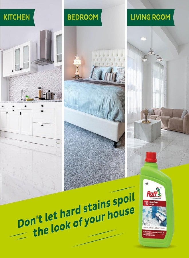 Roff Northwoods-1Ltr Roff Cera Clean Tile Cleaner,1000ml Floor and Ceramic Cleaner, Pidilite Multi-surface Floor and Tile Cleaner -(Roff 32630),Roff T16-7 - Image 4
