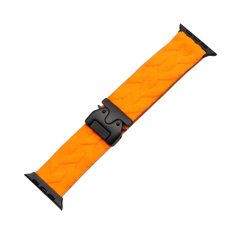 NEXT STORE Woven Nylon Band with Metal Clasp for Apple Watch Ultra/Ultra 2/SE/Series 10–1 (42–49mm) - Image 1