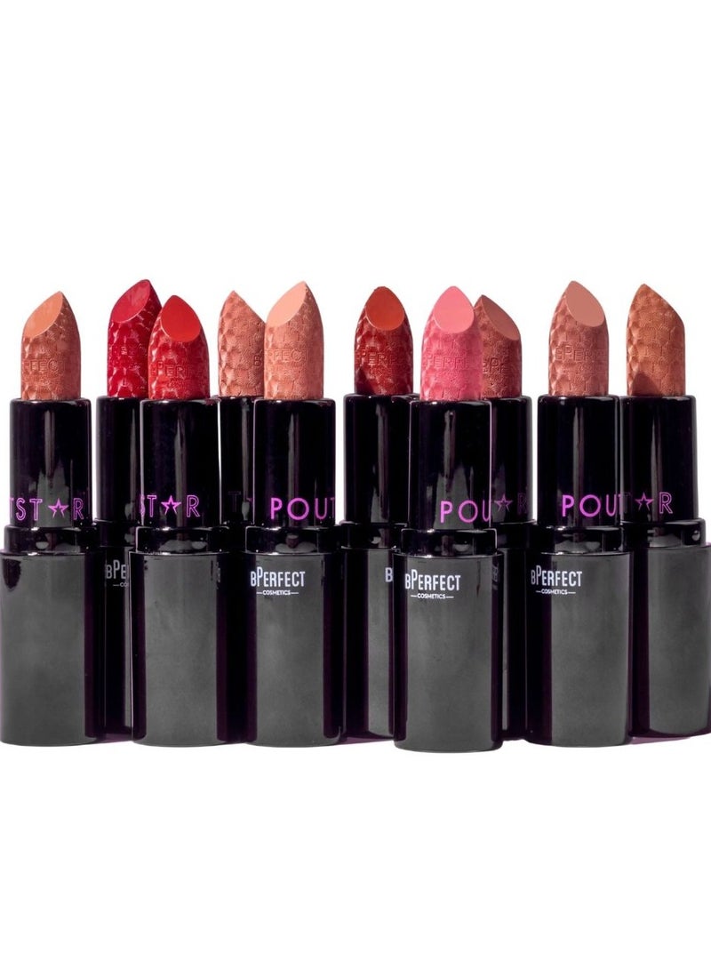 Bperfect Poutstar Soft Satin Lipstick - Creamy Formula Raw 30g