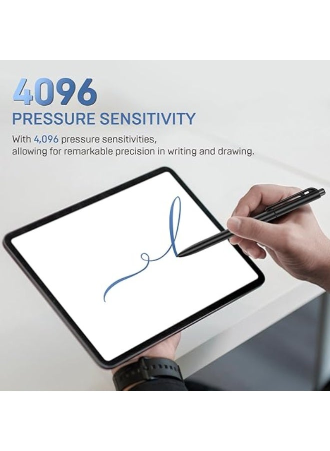 قلم EMR للاهتمام 2 القلم مع مسح، استبدال القلم للاهتمام 2 اللوح / واكوم / جهاز سوبرنوت / كيندل كتاب / ملحوظ، 4096 مستويات الضغط، رفض النخيل (بما في ذلك 3 نصائح القلم) - Image 2
