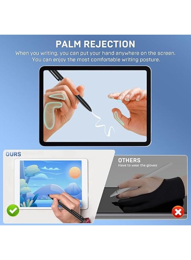 قلم EMR للاهتمام 2 القلم مع مسح، استبدال القلم للاهتمام 2 اللوح / واكوم / جهاز سوبرنوت / كيندل كتاب / ملحوظ، 4096 مستويات الضغط، رفض النخيل (بما في ذلك 3 نصائح القلم) - Image 5