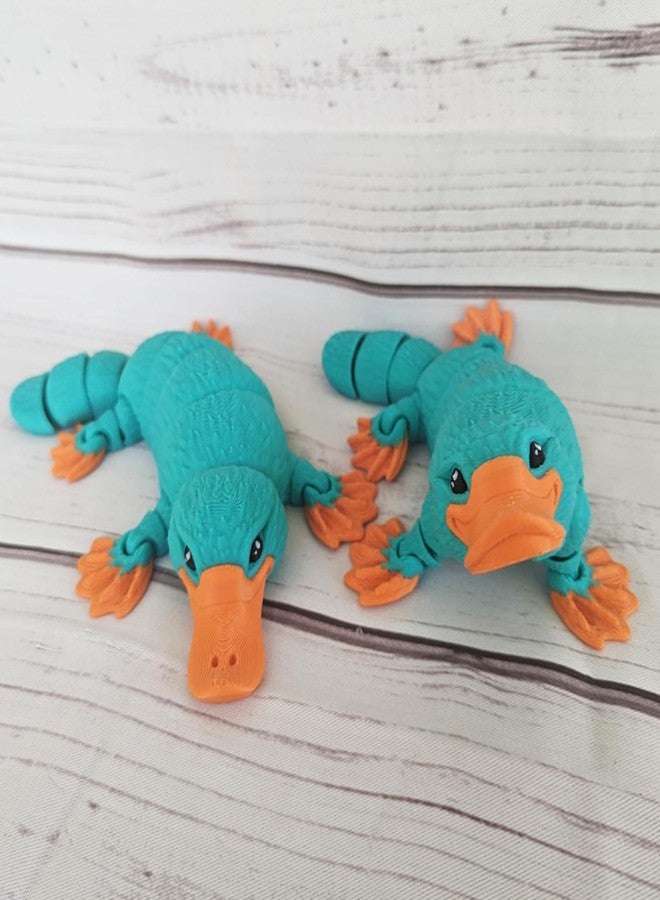 VUNDO 3D Printed Articulated Platypus, Flexible Dynamic Animals Toys,Easter Basket Stuffers Prefilled Easter Egg Fillers, Adults Fidget Toys for Autism ADHD (Small-6Inch) - Image 5