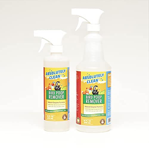 Absolutely Clean Amazing Bird Poop Cleaner Spray - Just Spray/Wipe - Safely & Easily Removes Bird Messes - Use Indoor/Outdoor - Made in The USA - Image 3