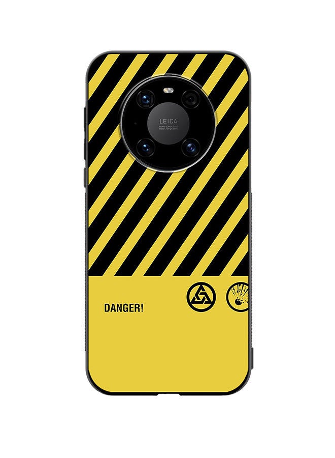 VR CREATIVE Protective Case Cover For Huawei Mate 40 Danger Sign Design Multicolour - Image 1