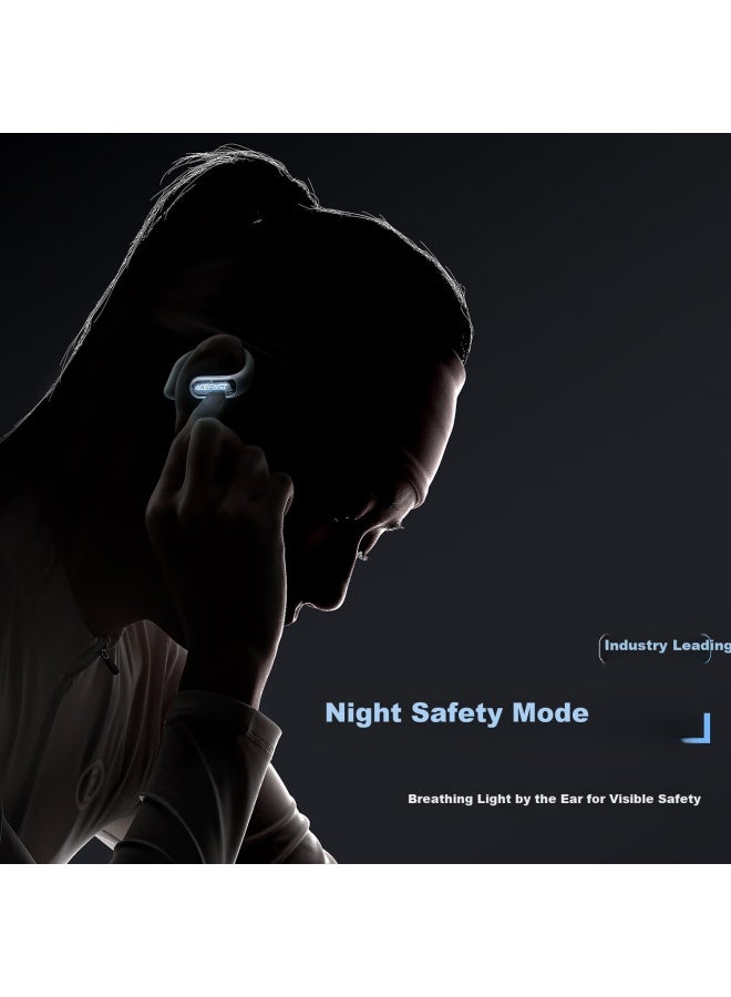 Acefast Speed Night Light Open Bluetooth Earphones Non-in-ear Sports Gaming Ear-hook Comfortable Skin-friendly Fitness Sweat-proof Earphones For Apple Huawei Xiaomi Android - Image 1