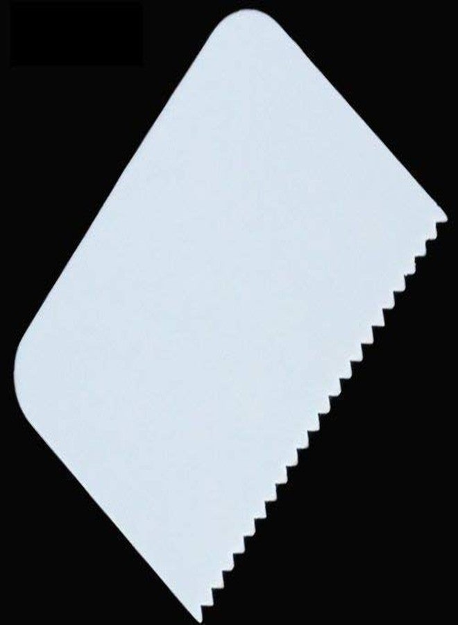 Nexellar Multicolor 4 Pcs Cake Scrapper- Fondant Cake Decorating and Smoother Icing Tool, with Different Patterns & Edges, Dough Bench Scraper, and Cake Cutter (Pack of 4). - Image 4