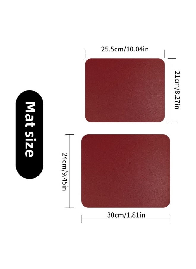 Solid Color Square Mouse Pad Tablet Notebook Two-color Nappa Leather Mouse Pad Table Pad Can Be Printed-Specifications And Models:Leather; 80*40mm; Dark Green; No Locking; Upload By Yourself