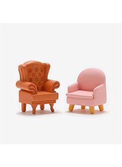 Generic 3D Cute Sofa Fridge Magnet - Magnetic Sticker 3D Design Fine Workmanship Solid Simulation Sofa Fridge Magnet for Refrigerators （Pink）  - Image 2