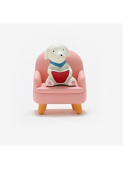 Generic 3D Cute Sofa Fridge Magnet - Magnetic Sticker 3D Design Fine Workmanship Solid Simulation Sofa Fridge Magnet for Refrigerators （Pink）  - Image 5